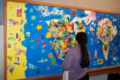 Work in progress: Mural commission, Crooked Creek Elementary School, USA