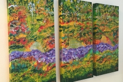 Completed Triptych - a side view